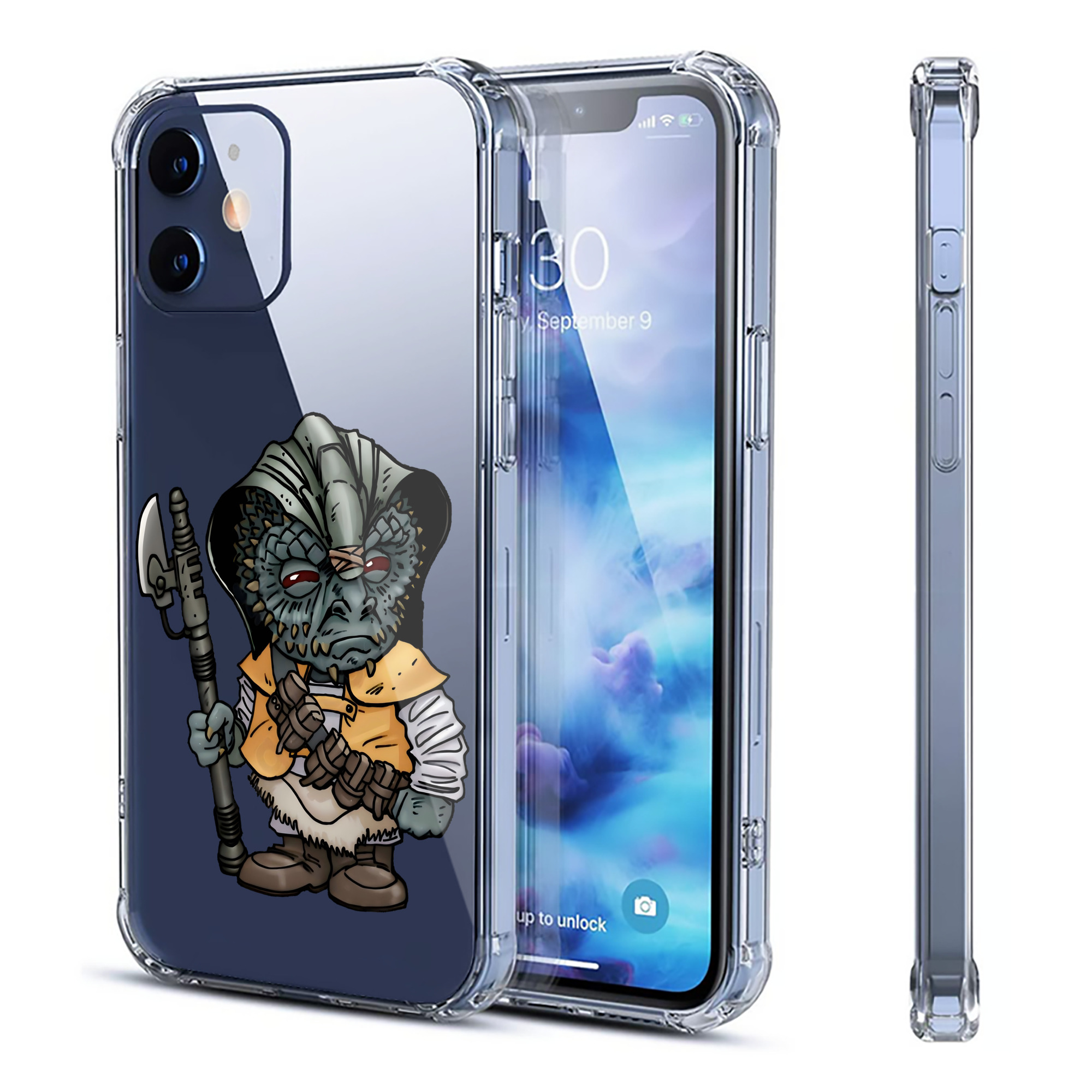 （画像用） スター・ウォーズ Star Wars 【iPhone 12シリーズ対応】透明スマホケース（クリアソフトケース）